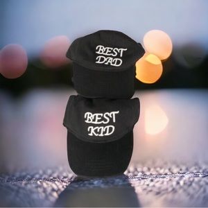 Goodfellow & Co. Best Dad Best Kid Hats. Father’s Day Matching Gift. Cute. NWT.